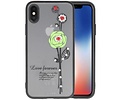 Love forever hoesjes cases voor iPhone X groen