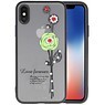 Love forever hoesjes cases voor iPhone X groen