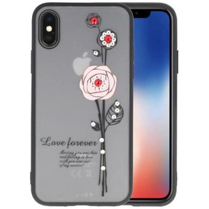 BAOHU Love forever hoesjes cases Geschikt voor iPhone X roze