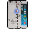 Love Forever Hoesjes voor iPhone 6 / 6s Blauw