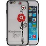 BAOHU Love Forever Hoesjes voor iPhone 6 / 6s Rood