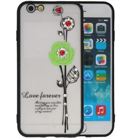 BAOHU Love Forever Hoesjes voor iPhone 6 / 6s Groen