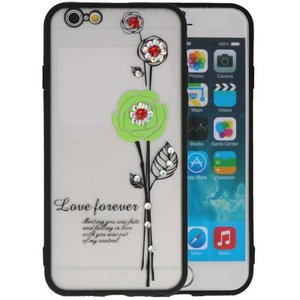 BAOHU Love Forever Hoesjes Geschikt voor iPhone 6 / 6s Groen