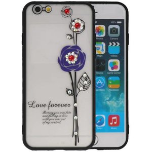 BAOHU Love Forever Hoesjes Geschikt voor iPhone 6 / 6s Paars