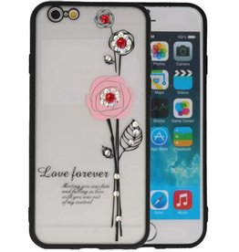 BAOHU Love Forever Hoesjes voor iPhone 6 / 6s Roze