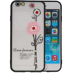 BAOHU Love Forever Hoesjes Geschikt voor iPhone 6 / 6s Roze