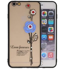 BAOHU Love Forever Hoesjes voor iPhone 6 / 6s Plus Blauw