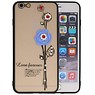 BAOHU Love Forever Hoesjes voor iPhone 6 / 6s Plus Blauw