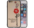 BAOHU Love Forever Hoesjes Geschikt voor iPhone 6 / 6s Plus Rood