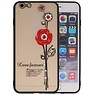BAOHU Love Forever Hoesjes voor iPhone 6 / 6s Plus Rood