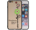 BAOHU Love Forever Hoesjes Geschikt voor iPhone 6 / 6s Plus Groen