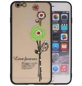 BAOHU Love Forever Hoesjes voor iPhone 6 / 6s Plus Groen