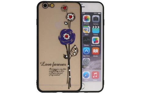 BAOHU Love Forever Hoesjes Geschikt voor iPhone 6 / 6s Plus Paars