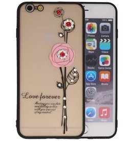 BAOHU Love Forever Hoesjes voor iPhone 6 / 6s Plus Roze