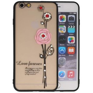 BAOHU Love Forever Hoesjes Geschikt voor iPhone 6 / 6s Plus Roze