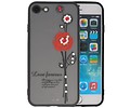 BAOHU Love Forever Hoesjes Geschikt voor iPhone 8 Rood