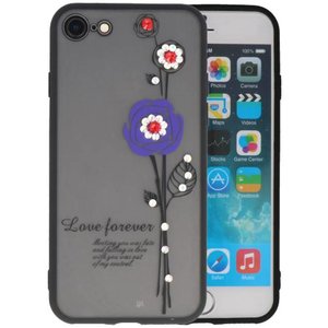 BAOHU Love Forever Hoesjes Geschikt voor iPhone 8 Paars