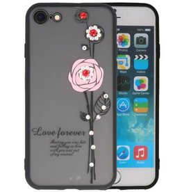 BAOHU Love Forever Hoesjes voor iPhone 8 Roze