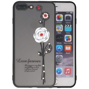 BAOHU Love Forever Hoesjes Geschikt voor iPhone 7 / 8 Plus Wit
