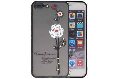 BAOHU Love Forever Hoesjes Geschikt voor iPhone 7 / 8 Plus Wit