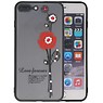 BAOHU Love Forever Hoesjes voor iPhone 7 / 8 Plus Rood