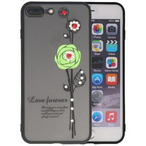 BAOHU Love Forever Hoesjes Geschikt voor iPhone 7 / 8 Plus Groen