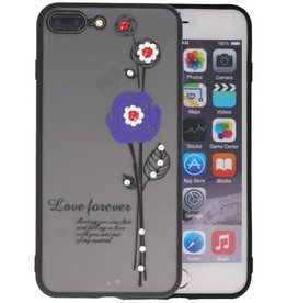 BAOHU Love Forever Hoesjes voor iPhone 7 / 8 Plus Paars