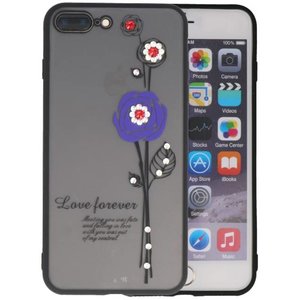 BAOHU Love Forever Hoesjes Geschikt voor iPhone 7 / 8 Plus Paars