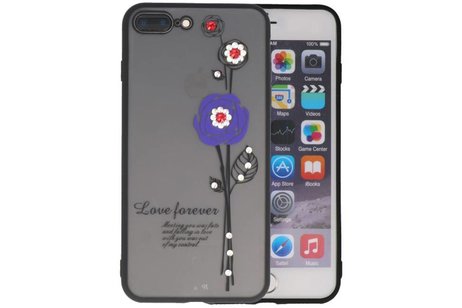 BAOHU Love Forever Hoesjes Geschikt voor iPhone 7 / 8 Plus Paars