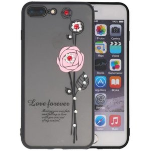 BAOHU Love Forever Hoesjes Geschikt voor iPhone 7 / 8 Plus Roze
