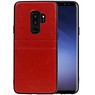 Back Cover 2 Pasjes Hoesje voor Galaxy S9 Plus Rood