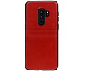 Back Cover 2 Pasjes Hoesje voor Galaxy S9 Plus Rood