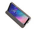 Slim Folio Case - Book Case Telefoonhoesje - Folio Flip Hoesje - Geschikt voor Samsung Galaxy A6 2018 - Goud