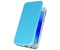 Slim Folio Case - Book Case Telefoonhoesje - Folio Flip Hoesje - Geschikt voor Samsung Galaxy J3 2018 - Blauw