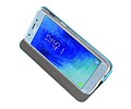 Slim Folio Case - Book Case Telefoonhoesje - Folio Flip Hoesje - Geschikt voor Samsung Galaxy J3 2018 - Blauw