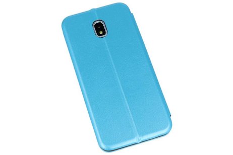 Slim Folio Case - Book Case Telefoonhoesje - Folio Flip Hoesje - Geschikt voor Samsung Galaxy J3 2018 - Blauw