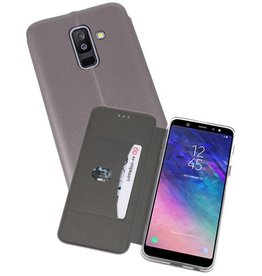 Slim Folio Case Samsung Galaxy A6 Plus 2018 Grijs
