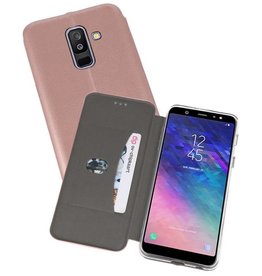 Slim Folio Case Samsung Galaxy A6 Plus 2018 Roze
