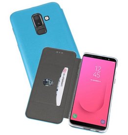 Slim Folio Case Samsung Galaxy J8 2018 Blauw