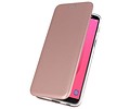 Slim Folio Case - Book Case Telefoonhoesje - Folio Flip Hoesje - Geschikt voor Samsung Galaxy J8 2018 - Roze