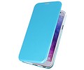 Slim Folio Case - Book Case Telefoonhoesje - Folio Flip Hoesje - Geschikt voor Samsung Galaxy J4 - Blauw