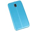 Slim Folio Case - Book Case Telefoonhoesje - Folio Flip Hoesje - Geschikt voor Samsung Galaxy J7 2018 - Blauw