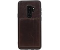 Staand Back Cover 2 Pasjes voor Galaxy S9 Plus Mocca