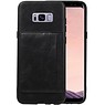 BAOHU Staand Back Cover 2 Pasjes voor Samsung Galaxy S8 Plus Zwart