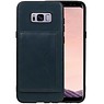 Staand Back Cover 2 Pasjes voor Galaxy S8 Plus Navy