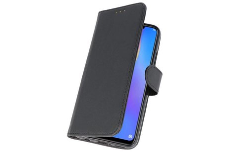 BAOHU Hoesje Geschikt voor de Huawei P Smart Plus - Kaarthouder Book Case Telefoonhoesje - Zwart