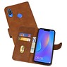 BAOHU Huawei P Smart Plus Hoesje Kaarthouder Book Case Telefoonhoesje Bruin