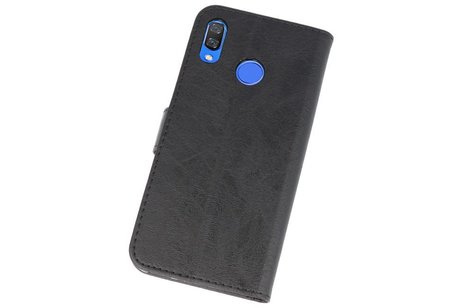 BAOHU Hoesje Geschikt voor de Huawei Nova 3 - Kaarthouder Book Case Telefoonhoesje - Zwart