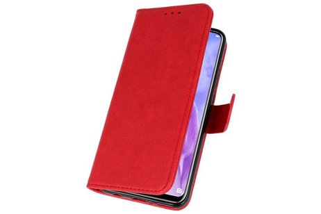 BAOHU Hoesje Geschikt voor de Huawei Nova 3 - Kaarthouder Book Case Telefoonhoesje - Rood