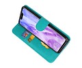BAOHU Hoesje Geschikt voor de Huawei Nova 3 - Kaarthouder Book Case Telefoonhoesje - Groen